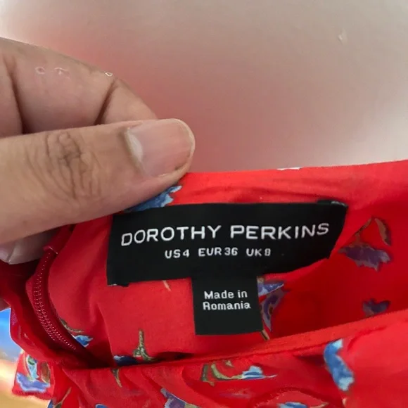 Dorothy Perkins | Dresses | Red Dorothy Perkins Midi Dress | Poshmark